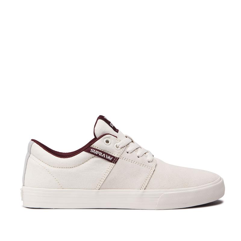 Supra STACKS II VULC Sneaker Low Damen Weiß Online Bestellen XENIG9483